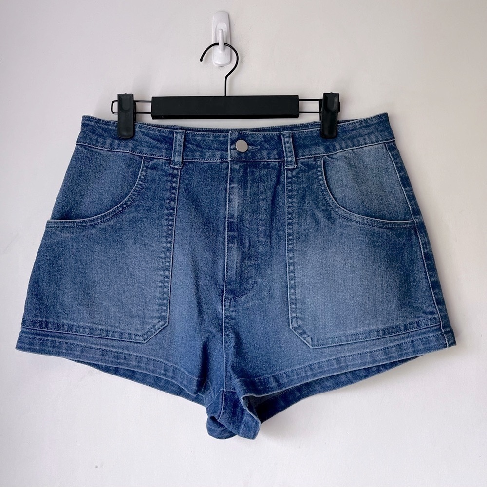 No Boundaries Retro Style Hot Pants Denim Shorts M 8-10